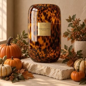 Vela de nicho Gingembre Doré 4500 g de Solange Big Candles en frasco carey